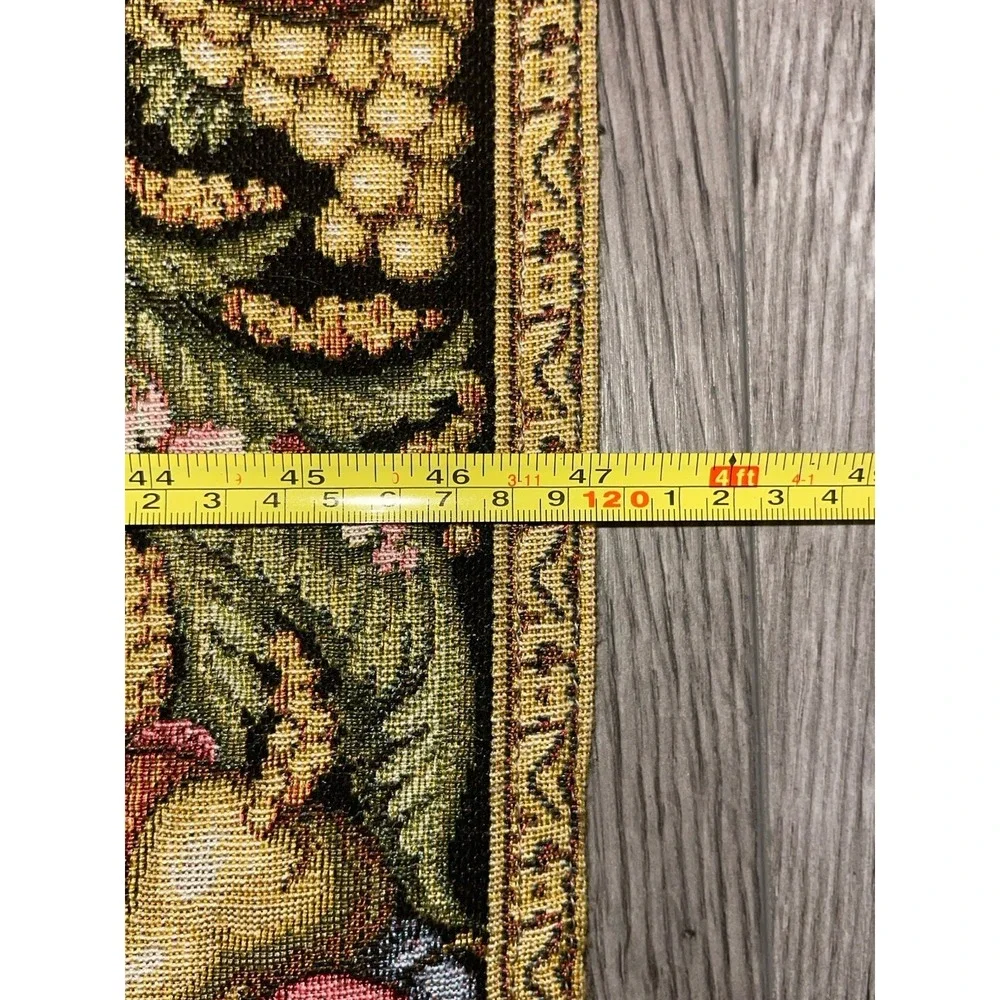 Vintage Eve's Floral Paradise A Belgium- Woven Jacquard tapestry‎ Horizontal